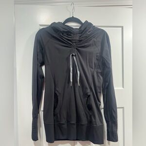 lululemon athletica Black Long Sleeve Hoodie Top